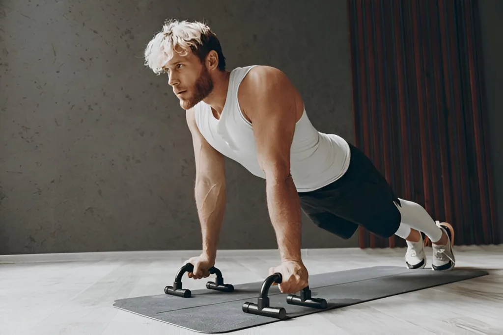 Plank To Push Up