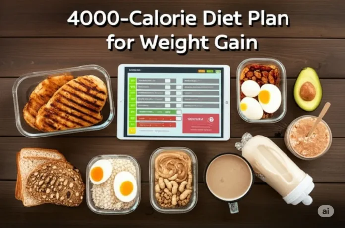 4000 Calorie Diet Plan
