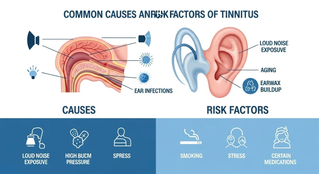 Common Causes and Risk Factors Of Tinnitus