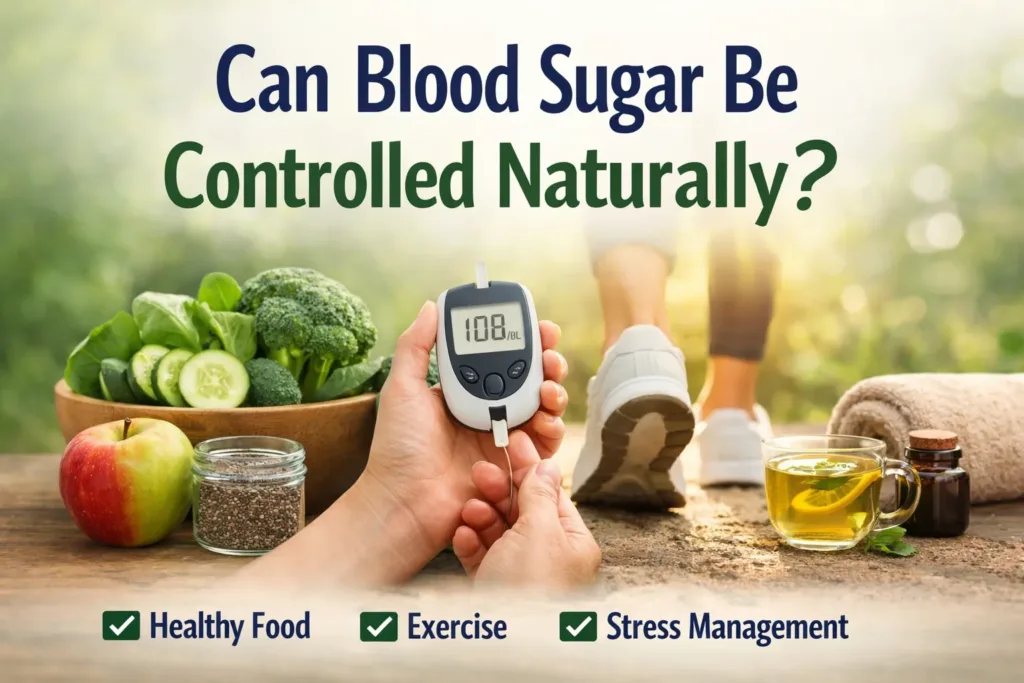can blood suhar controlled Naturally
