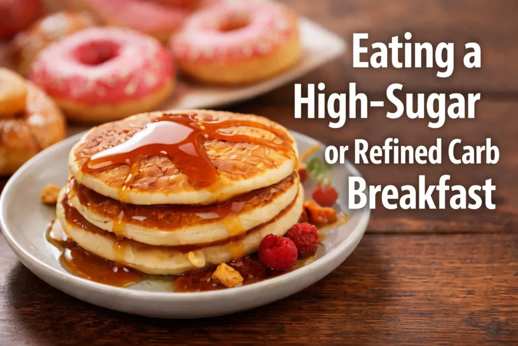 3. Eating a High‑Sugar or Refined Carb Breakfast