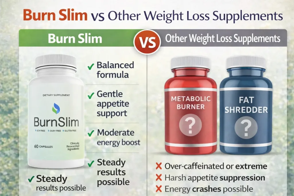 Burn Slim vs Other Weight Loss Supplement