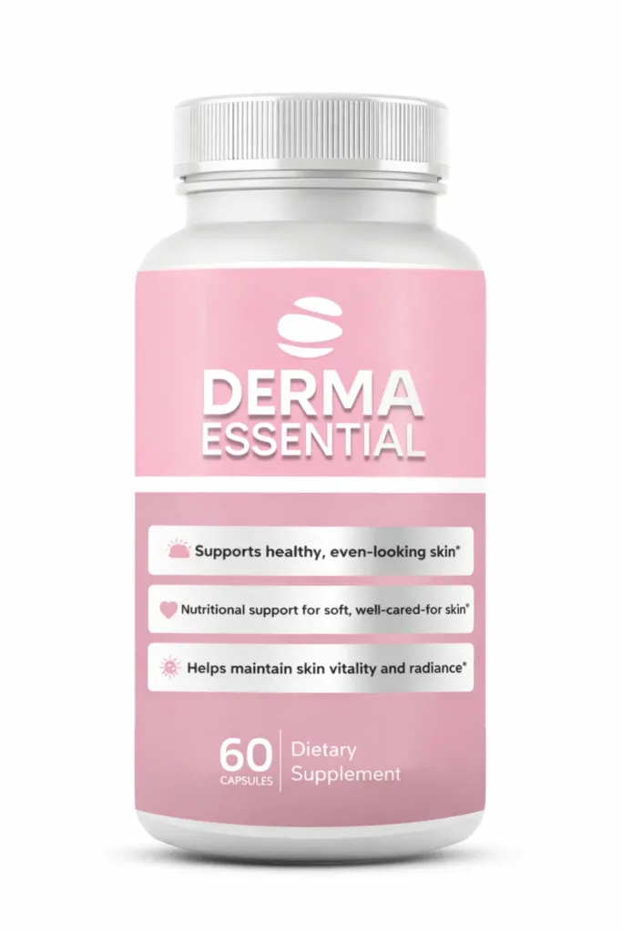 I Tried Derma Essential for 30 Days — Shocking Skin Results! 1 Derma Essential dietary supplement bottle