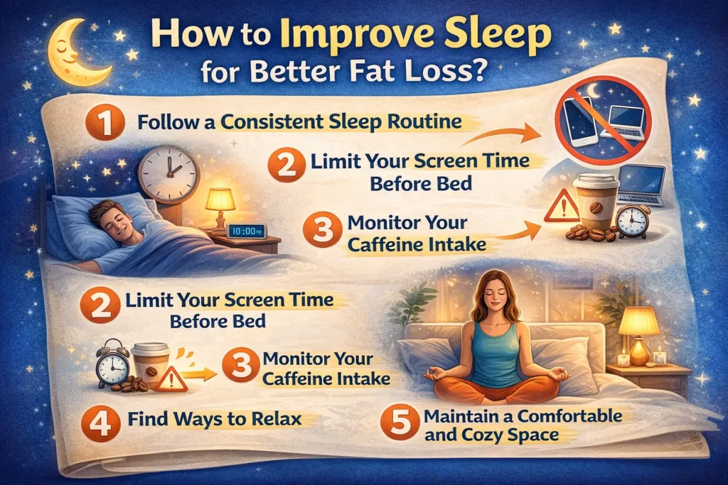 How to improve sleep for better fat loss