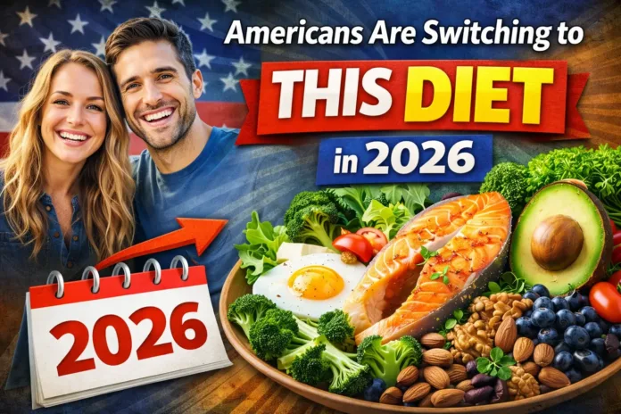 American couple embracing healthy diet trend American couple embracing healthy diet trend