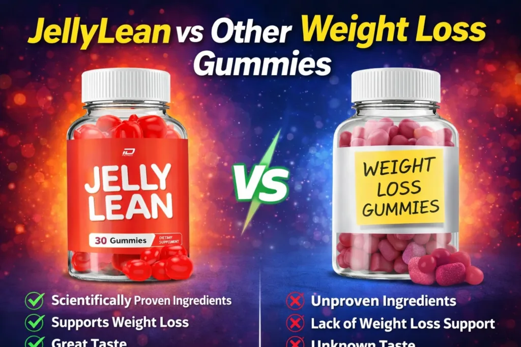 JellyLean vs generic weight loss gummies