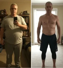 before and after with jelly lean