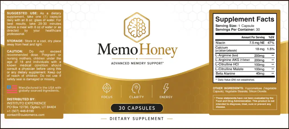 memohoney details